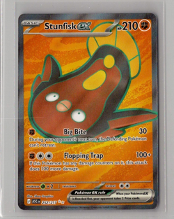 Stunfisk EX 252/217 - Pokemon TCG: Ascended Heroes Full Art NM - Image 1