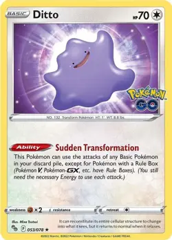 PEELABLE DITTO: Spinarak [Reverse Holo] NM - Pokemon GO - 006/078 - Yuka Morii - Image 5