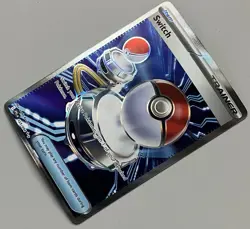 Pokemon Phantasmal Flames Switch Trainer Item Ultra Rare HoloFoil #123/094 - Image 3