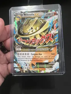 M Steelix EX 68/114 Pokemon TCG XY Steam Siege Ultra Rare 2016 NM - Image 1