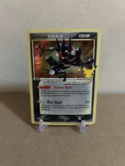 Pokemon Sword & Shield Promos - Greninja Star SWSH144 Holo 25th Celebrations LP - Image 1