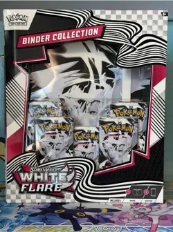 Pokemon TCG Scarlet Violet White Flare Binder Collection Box - NEW - Image 2