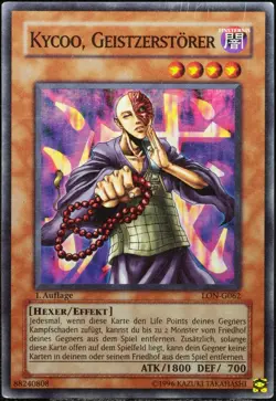 Yu-Gi-Oh! Kycoo, Geistzerstorer LON-G062 1.Edition Super Rare [LP] | DE 2003 - Image 1