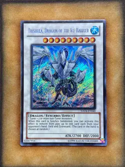 Yugioh Trishula, Dragon of the Ice Barrier HA04-EN060 Secret Rare NM - Image 1