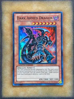 Yugioh Dark Armed Dragon CT07-EN016 Super Rare Limited Edition LP - Image 1