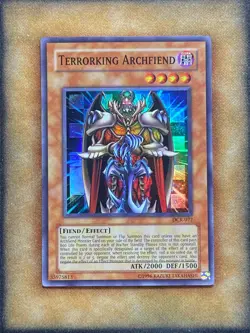 Yugioh Terrorking Archfiend DCR-072 Super Rare Original Print NM - Image 1