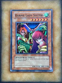 Yugioh Harpie Lady Sisters MRD-009 Super Rare Original Print NM - Image 1