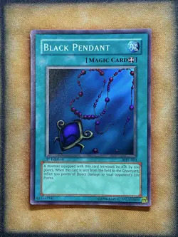 Yugioh Black Pendant MRL-003 Super Rare 1st Ed LP - Image 1