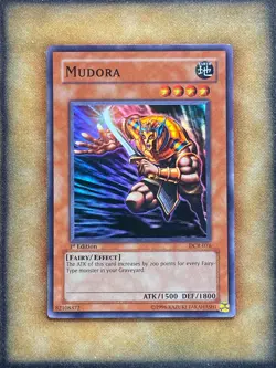 Yugioh Mudora DCR-076 Super Rare 1st Ed LP - Image 1