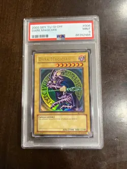 2002 Dark Magician PSA 9 Yu-Gi-Oh! Ultra Rare Unlimited SDY-006 GRADED MINT - Image 1