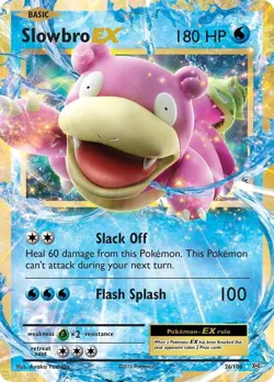 Slowbro EX - 26/108 - Pokemon Evolutions XY Ultra Rare Card NM - Image 1