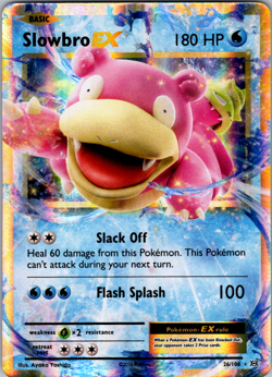 Slowbro EX - 26/108 - Pokemon Evolutions XY Ultra Rare Card NM - Image 1