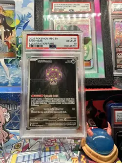 PSA 10 Spiritomb IR Illustration Rare Mega Evolution Pokemon 148/132 #132 - Image 1