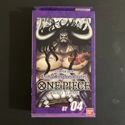 ONE PIECE TCG: Animal Kingdom Pirates Starter Deck (ST-04) Brand New And Sealed! - Image 1