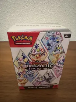 Pokemon TCG Prismatic Evolutions Booster Bundle - 6 Packs Box - New & Sealed - Image 1