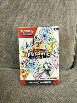 Pokemon TCG Prismatic Evolutions Booster Bundle - 6 Packs Box - New & Sealed - Image 1