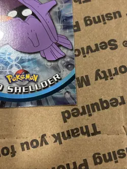 2000 Topps Pokemon TV Animation Edition Series 2 Shellder #90 Foil Blue Label - Image 5