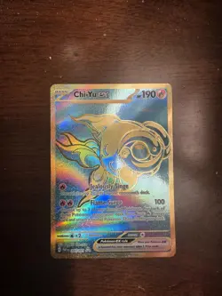 Pokemon TCG Chi-Yu ex Scarlet & Violet: Paldean Fates 241/091 Holo Hyper Rare - Image 1