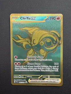 Pokemon TCG Chi-Yu ex Scarlet & Violet: Paldean Fates 241/091 Holo Hyper Rare - Image 1