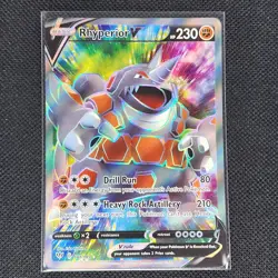 Rhyperior V - 181/189 - Ultra Rare - Darkness Ablaze - Pokemon Card - NM/M - Image 1