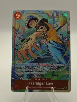 Trafalgar Law - OP14-009 (Alternate Art) OP14-009 The Azure Sea's Seven Foil - Image 1