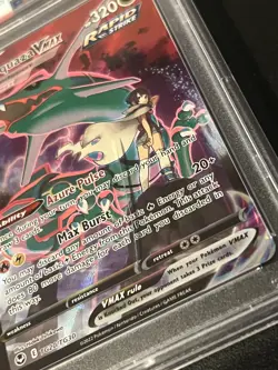 2022 Pokemon SWSH Silver Tempest Full Art #TG20 Rayquaza VMAX PSA 10 - READ DISC - Image 4