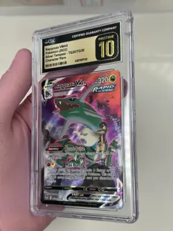 Prestine CGC 10 Rayquaza Vmax TG20 Silver Tempest 2022 Pokemon Swsh Full Art - Image 5