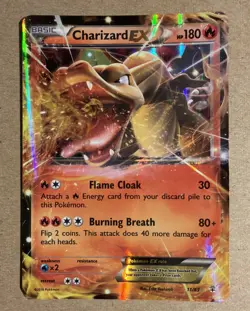 Pokemon TCG Charizard-EX Holo Holo Rare Card Generations 11/83 - Image 1