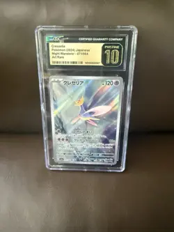 CGC 10 Pristine Cresselia 071/064 AR Night Wanderer sv6a Pokemon Card - Image 1