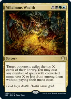 Villainous Wealth x1 Magic the Gathering 1x Commander 2020 mtg card - Image 1