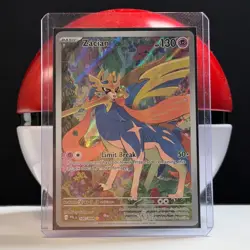 Zacian 100/094 Phantasmal Flames Illustration Rare Holo Pokemon Card NM - Image 1
