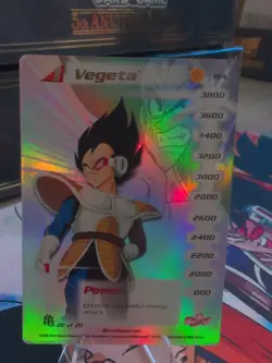 Dragon Ball Z CCG Score Saiyan Saga - Vegeta LV1 Hi-tech - #184 - Foil Card DBZ - Image 5