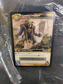 World of Warcraft Landro Longshot Rare Card Loot Card Ingame Loot Unscratched - Image 5