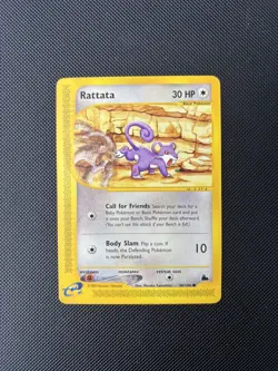 Pokemon Card Skyridge Rattata 90/144 E Series Pokemon TCG - Image 1