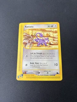 Pokemon Card Skyridge Rattata 90/144 E Series Pokemon TCG - Image 3