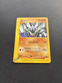 Pokemon Card Skyridge E Series Rhyhorn 91/144 WOTC - Image 2