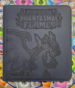 Phantasmal Flames Binder - Pokemon - Blue Vault X ExoTec 12 Pocket - Image 1