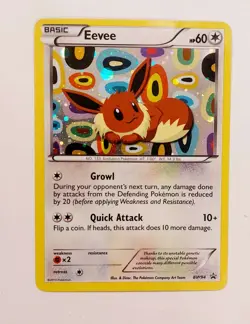 Eevee BW94 - Black and White Promotional Card - MP/HP Pokemon Card Eevee - Image 1