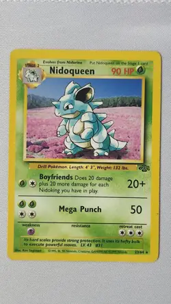 Nidoqueen 23/64 Pokemon Card TCG Jungle Unlimited Non Holo MP - Image 1