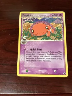 Trapinch 69/101 Dragon Frontiers Common Pokemon Card EX Near Mint - Image 1