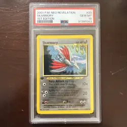 2001 PM Neo Revelations Skarmory 1st Edition Holo Rare Pokemon TCG Card - Image 1