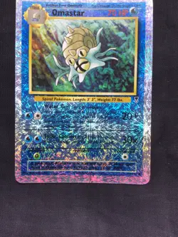 Pokemon Cards: Legendary Collection Reverse Holo: Omastar 58/110 - Image 2