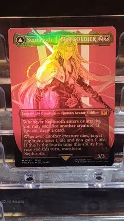 Sephiroth, Fabled SOLDIER (0382) (Borderless) Final Fantasy Foil - Image 1