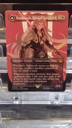 Sephiroth, Fabled SOLDIER (0382) (Borderless) Final Fantasy Foil - Image 2