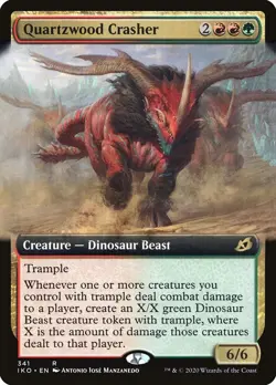 Japanese Quartzwood Crasher (Extended Art) Ikoria: Lair of Behemoths Foil - Image 1