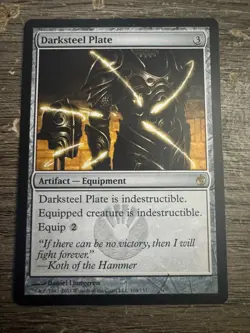 Magic the Gathering: Darksteel Plate Mirrodin Besieged Regular - Image 1