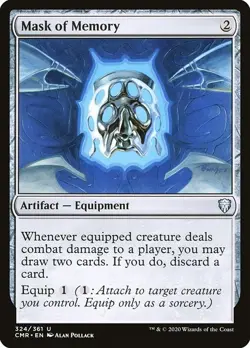 Mask of Memory 1x MtG Commander Legends CMR SP/NM - Image 1