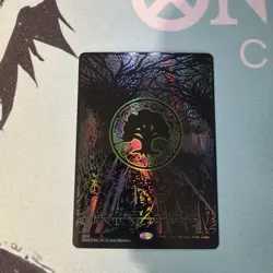 Forest (Phyrexian) - Full Art (Oil Slick Raised Foil) Phyrexia: All Will Be One - Image 1