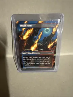 MTG - Steam Vents (Borderless) Lorwyn Eclipsed Regular - Image 2