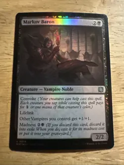 MTG Markov Baron (14/230) March of the Machine The Aftermath NM FOIL - Image 1